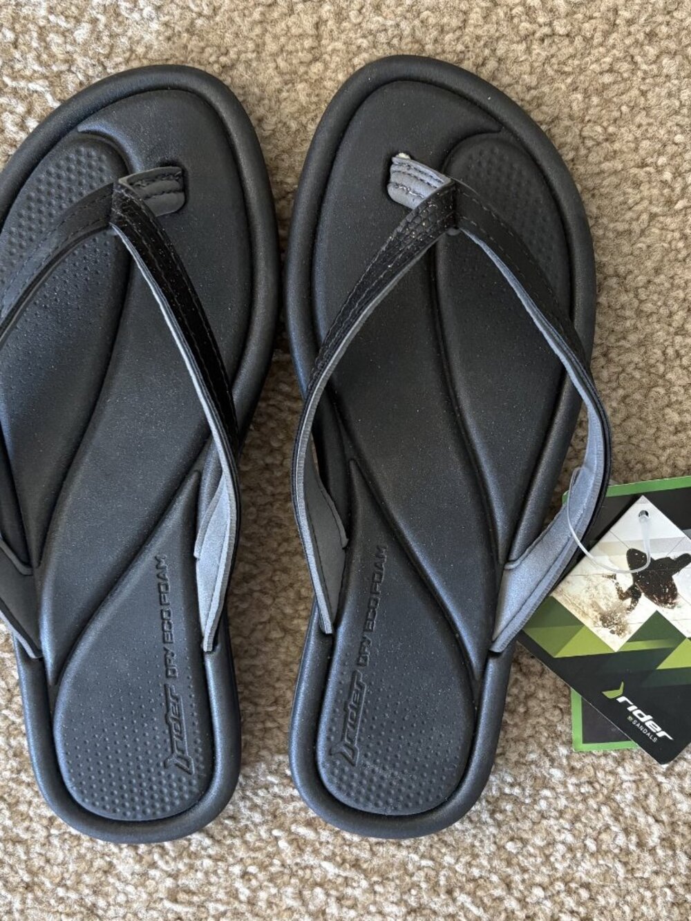 RIDER DRY ECHO FOAM SANDALS - Women's Size 6